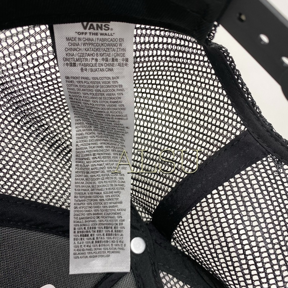 VANS Lawn Party Truck Men’s SnapBack Black Cap - Picture 6 of 7